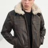 Luca Designs Men's Shearling Fashion Leather Jacket