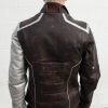Mens Bucky Barnes Winter Soldier Armored Leather Jacket