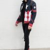 Mens Captain America Civil War Leather Jacket
