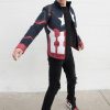Mens Captain America Civil War Leather Jacket