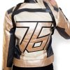 Women-76-Soldier-Leather-Gold-And-black-Jacket-buy
