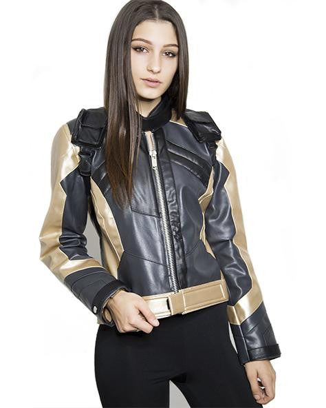 Womens Overwatch Soldier 76 Jacket Gold