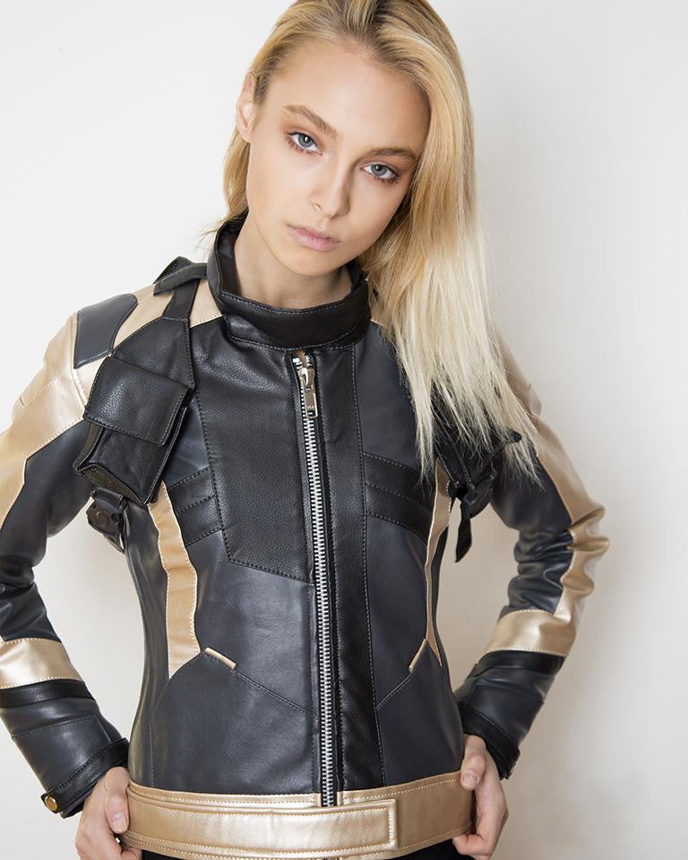 Womens Overwatch Soldier 76 Jacket Gold