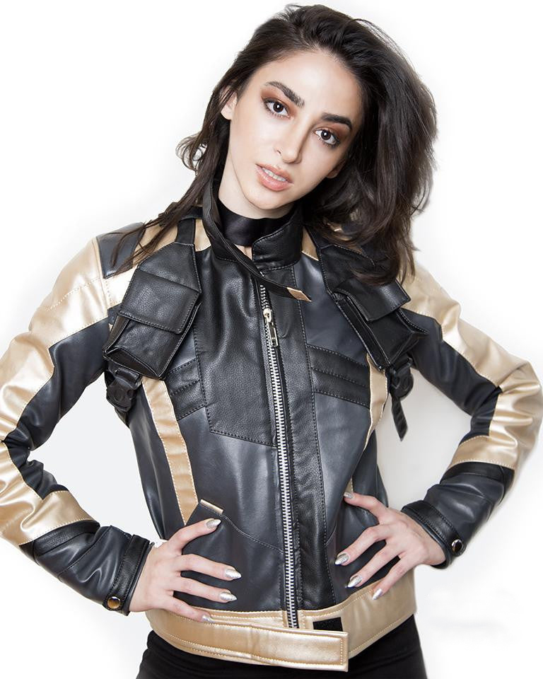 Womens Overwatch Soldier 76 Jacket Gold