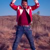 Mens Power Rangers Classic Leather Jacket Morphing Time
