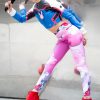 Womens Overwatch Pink DVa Meka Leggings