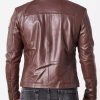 Poe Dameron Star Wars Rebel Alliance Leather Jacket Replica Brown