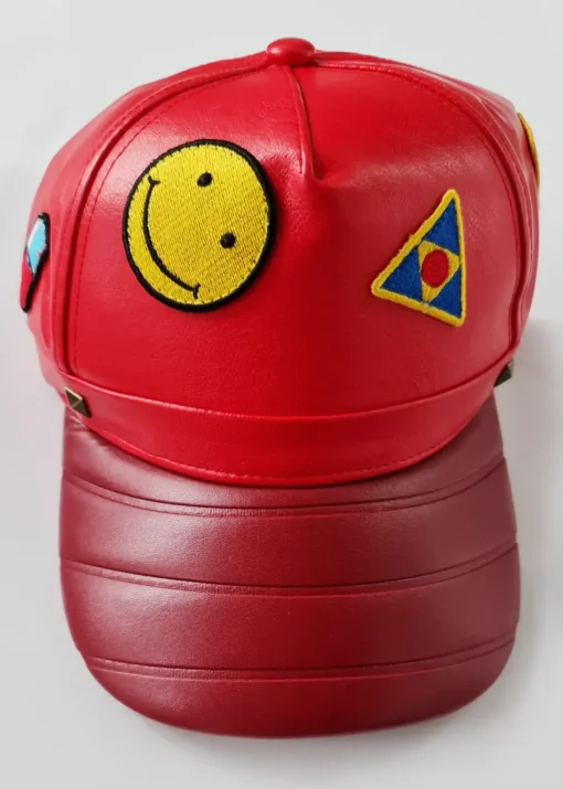akira kaneda red biker hat