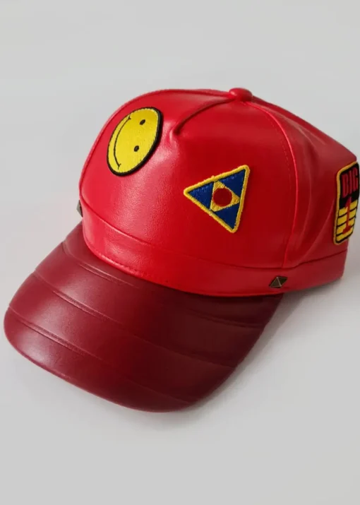 akira manga red leather hat