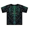 alien biomechanical H.R. Giger metal graphic t-shirt