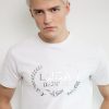 Luca Designs White Chrome Logo Cotton Shirt