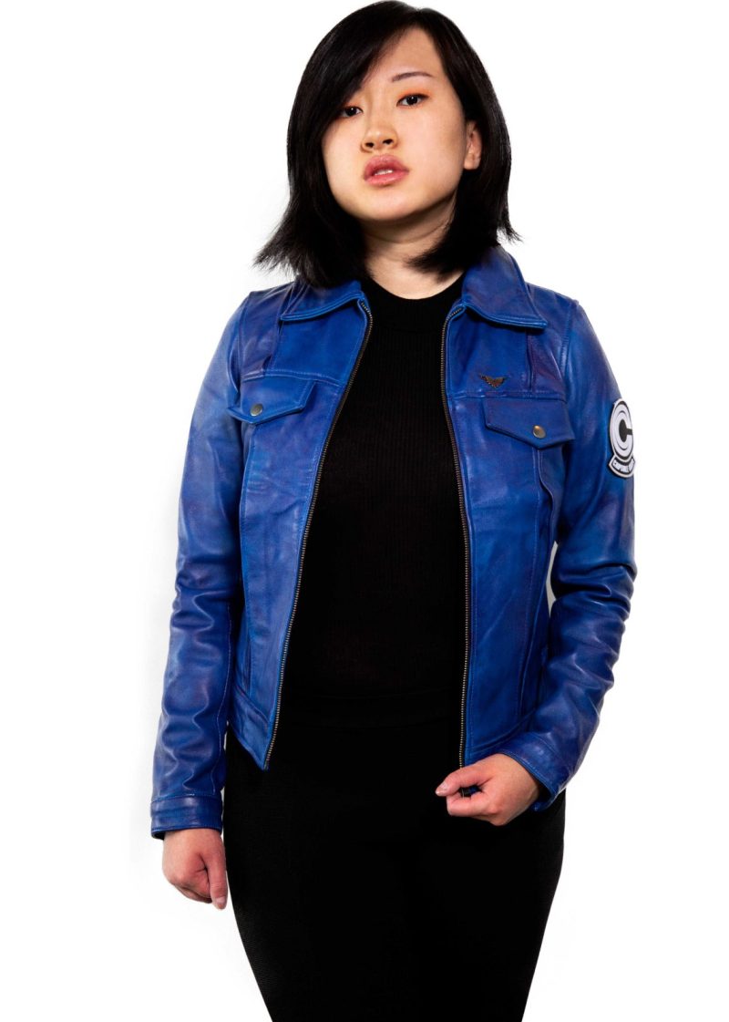 Womens Dragon Ball Z Trunks Leather Jacket