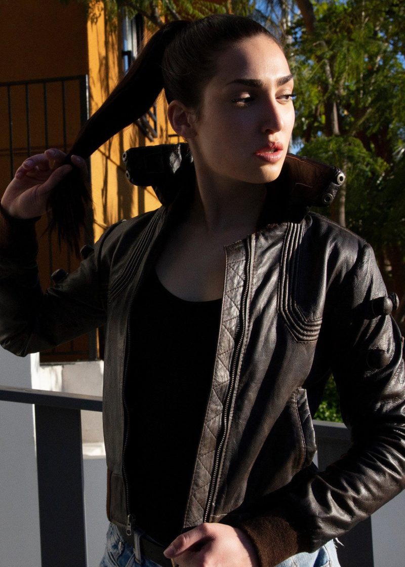 Overwatch Womens Junkrat Leather Jacket