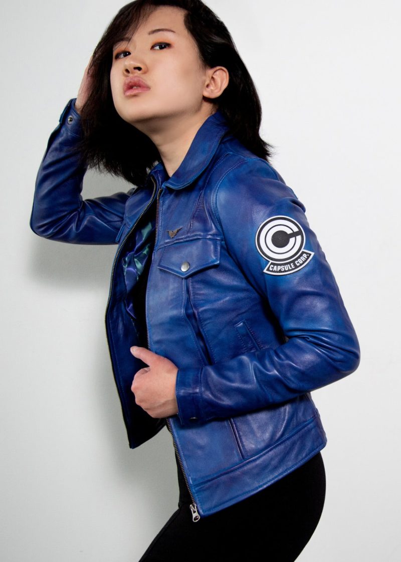 Womens Dragon Ball Z Trunks Leather Jacket