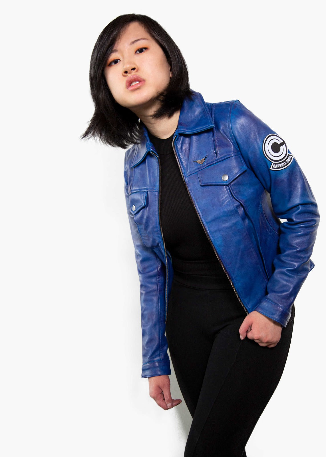 Womens Dragon Ball Z Trunks Leather Jacket