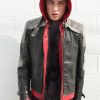 Mens Jason Todd Red Hood Leather Jacket