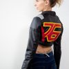 Womens Soldier 76 Crop Top Black Overwatch