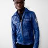 DBZ Future Trunks Leather Jacket Blue