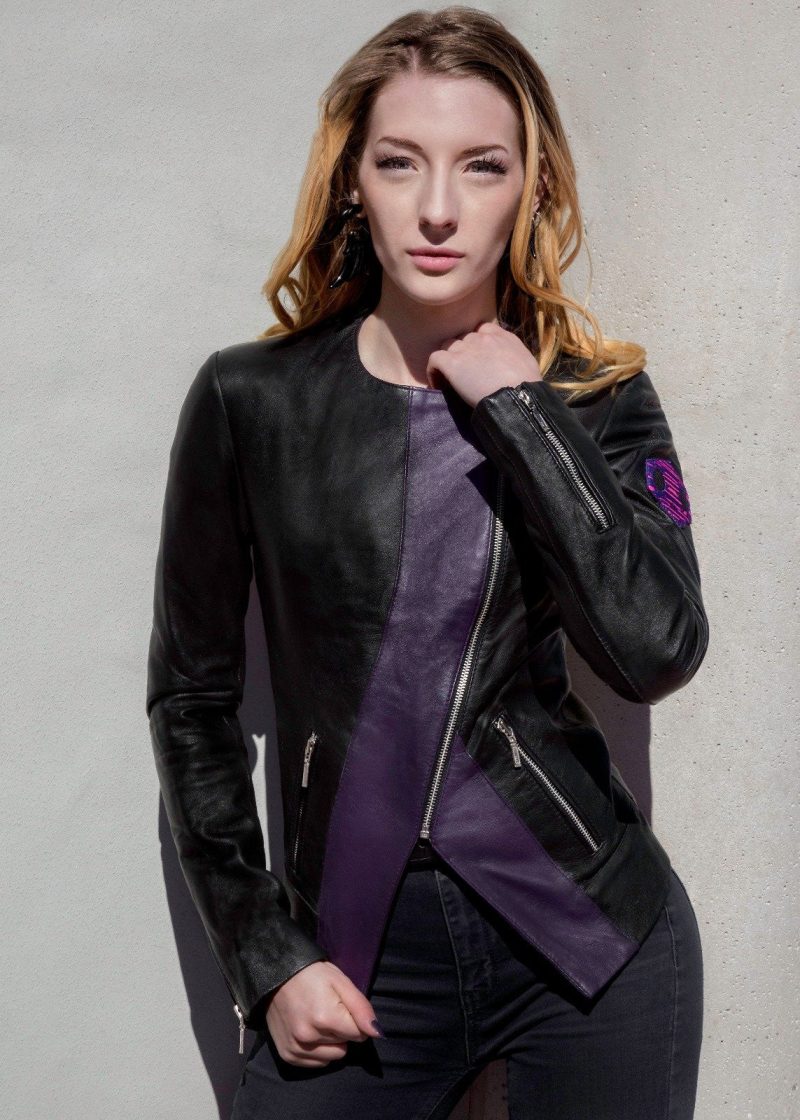 Womens Overwatch Sombra Leather Jacket