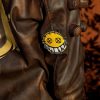 Mens Overwatch Junkrat Leather Jacket
