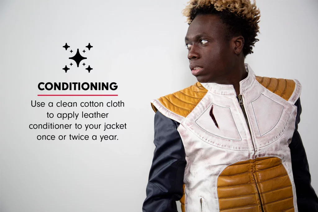 conditioner to real leather jacket