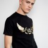 Luca Designs Black & Gold Logo Graphic T-Shirt
