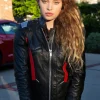 Womens Overwatch Soldier 76 Leather Jacket Black Overwatch Official
