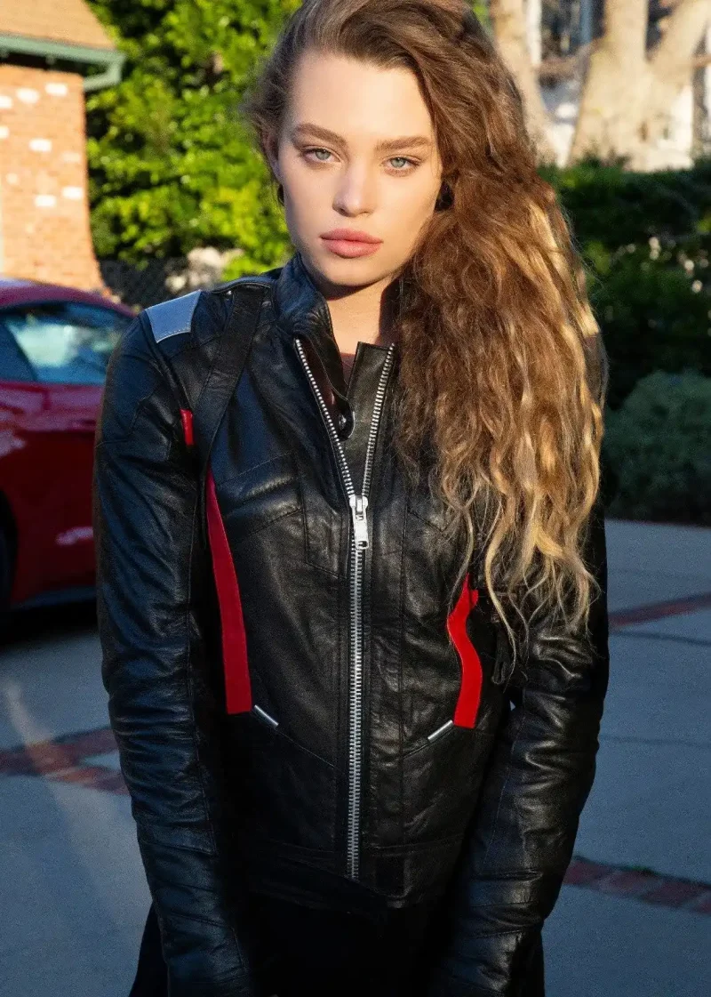 Womens Overwatch Soldier 76 Leather Jacket Black Overwatch Official