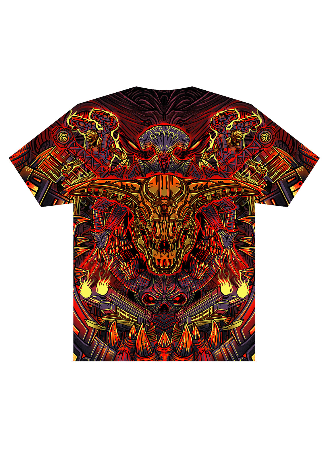 doom video game streetwear shirt red hell monsters