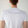 Luca Designs White Chrome Logo Cotton Shirt