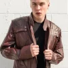 Mens Guardians of Galaxy 2 Star Lord Leather Trench Coat