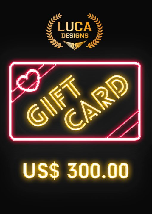 Luca Designs Gift Card US$300.00