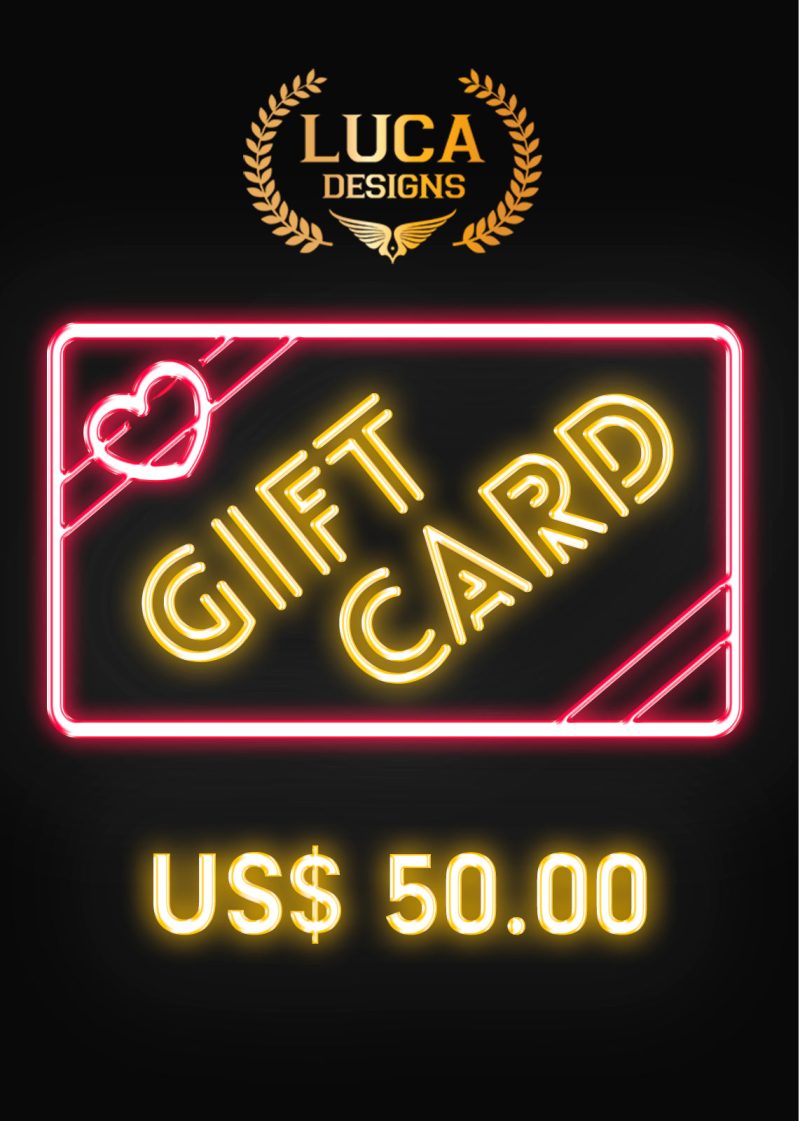 Luca Designs Gift Card US$50.00
