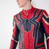 Mens Iron Spider Homecoming Tom Holland Leather Jacket