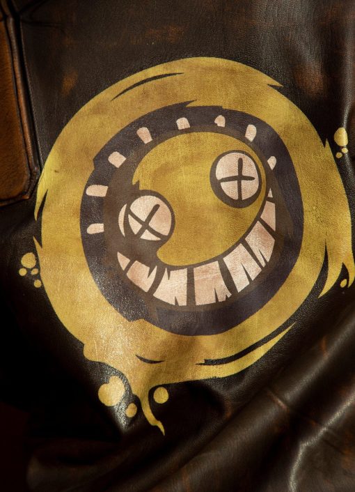 Mens Overwatch Junkrat Leather Jacket