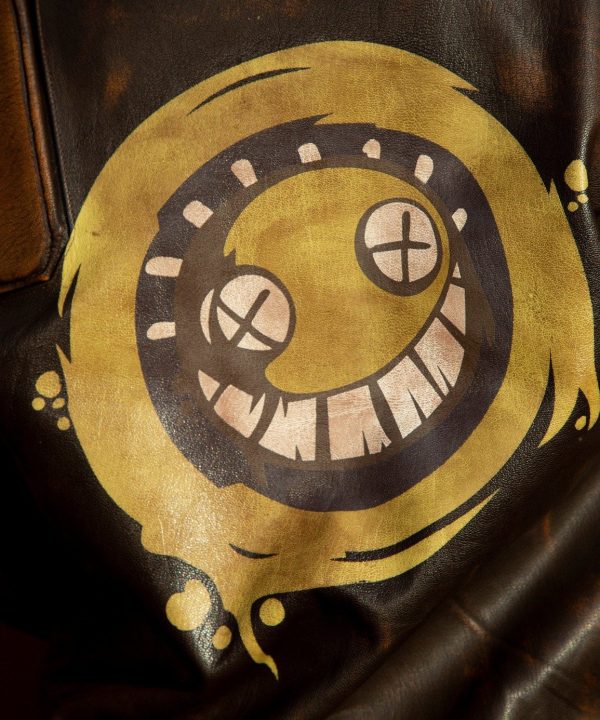Mens Overwatch Junkrat Leather Jacket