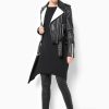 Black and White Motorcycle Jacket