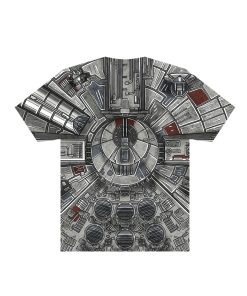 star wars streetwear millennium falcon all over graphic shirt