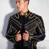 Mens Hugh Jackman X MEN 3 Wolverine Leather Jacket