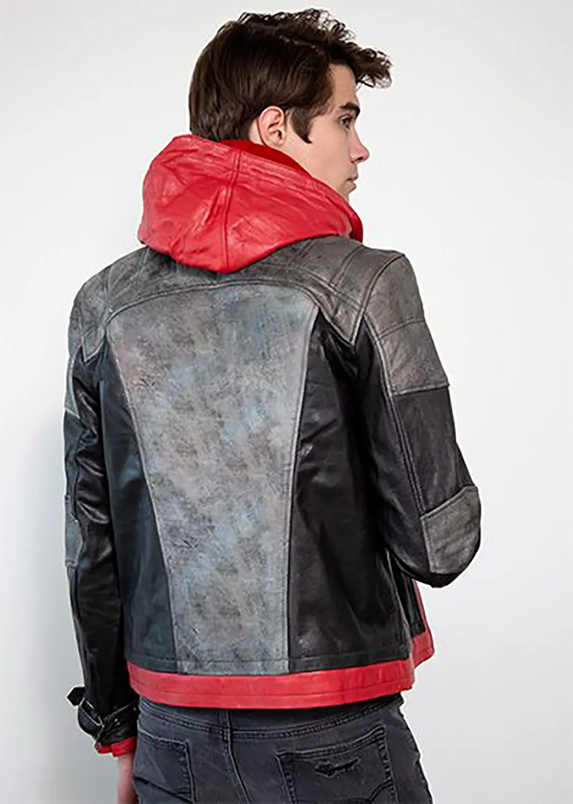 red hood jacket without logo