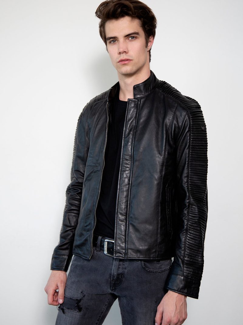 Luca Designs Men's Shiny Puffer Jacket