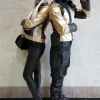 Mens Soldier 76 Leather Jacket Gold