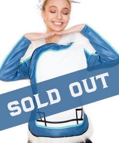 Womens Overwatch Mei-Ling Fur Coat Jacket