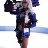 Women Soldier 76 Leather Jacket Blue Overwatch Cosplay Motocross Outerwear Luca Designs