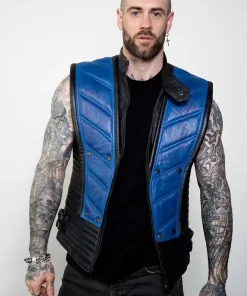 mortal kombat subzero leather armor jacket