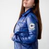 Womens Dragon Ball Z Trunks Leather Jacket Blue