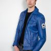 Capsule Corp Dragon Ball Z Future Trunks Leather Jacket Blue