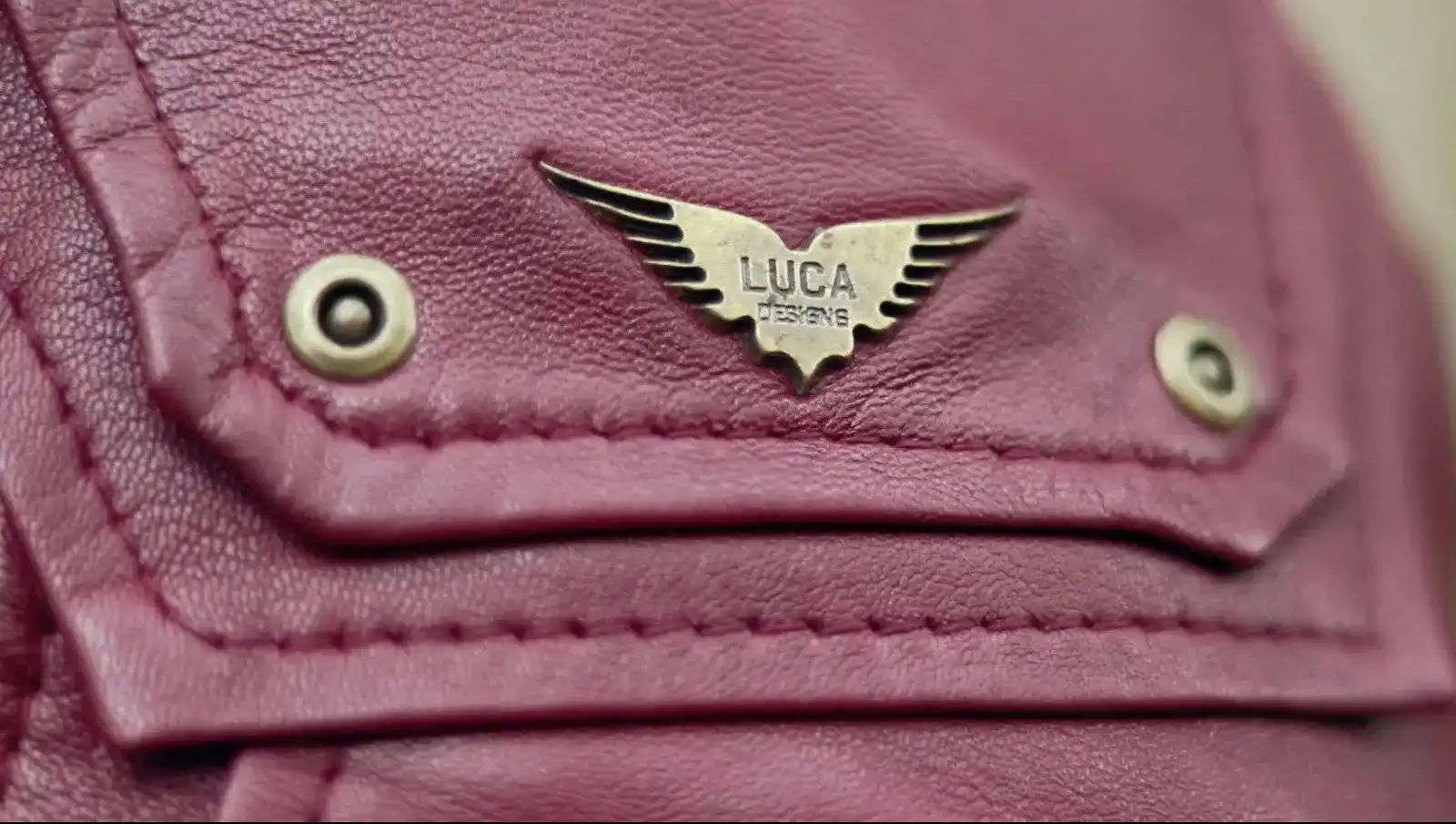 Star Lord Leather Jacket Luca Designs Logo