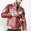 Iron Armor Platinum Red & Gold Jacket