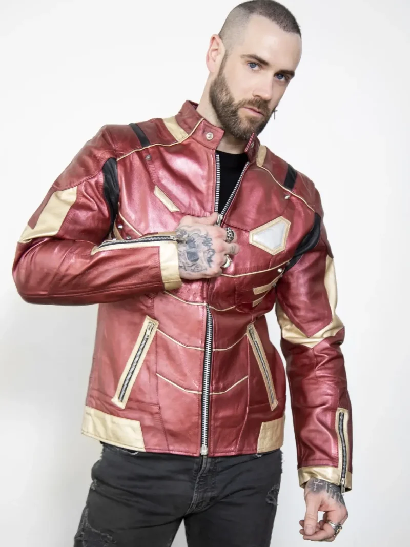 Iron Armor Platinum Red & Gold Jacket